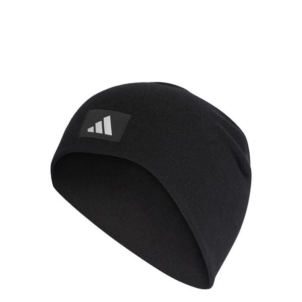 Czapka Fleece. Czarne czapki ADIDAS, bez wzorów, z materiału, sportowe. Za 79,95 zł.