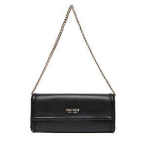 Torebka Nine West. Czarne torebki klasyczne Nine West, bez wzorów, bez dodatków. Za 219,99 zł.