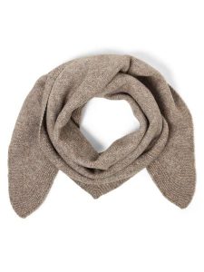 Someday szalik trójkątny z domieszką wełny Kobiety brązowy, ONE SIZE. Brązowe szaliki someday., bez wzorów, z wełny. Za 129,95 zł.
