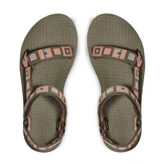 Sandały damskie Teva Midform Universal. Zielone buty trekkingowe Teva, bez zapięcia. Za 169,99 zł.