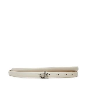 Pasek Calvin Klein. Białe paski Calvin Klein, bez wzorów. Za 112,99 zł.