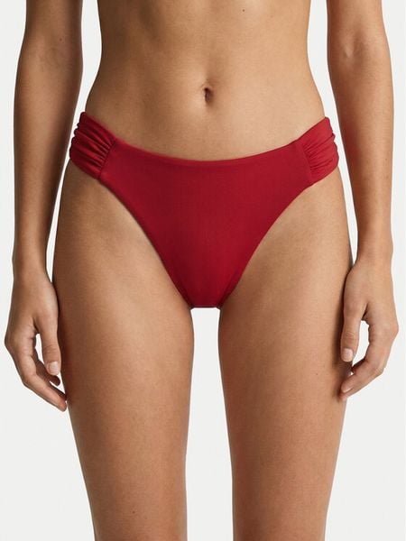 Seafolly Dół od bikini S. Collective 40726-942 Czerwony. Czerwone bikini Seafolly, bez wzorów, z syntetyku. Za 229,99 zł.