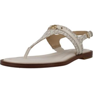 Sandały MICHAEL KORS MANDY THONG Biały. Białe buty trekkingowe MICHAEL KORS ACCESS, ze skóry, bez zapięcia. Za 480,99 zł.