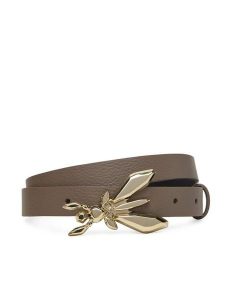 Patrizia Pepe Pasek Damski 8W0016/L001-B744 Brązowy. Brązowe paski Patrizia Pepe, bez wzorów, ze skóry. Za 349,99 zł.