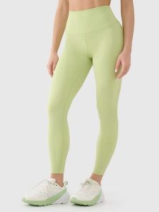 4F Legginsy funkcyjne w kolorze żółtym rozmiar: L. Żółte legginsy 4f, l, bez wzorów, z materiału, na fitness i siłownię. Za 79,03 zł.