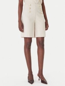 Artigli Szorty materiałowe ACSH004863 Beżowy Regular Fit. Brązowe szorty Artigli, bez wzorów, z materiału. Za 389,99 zł.