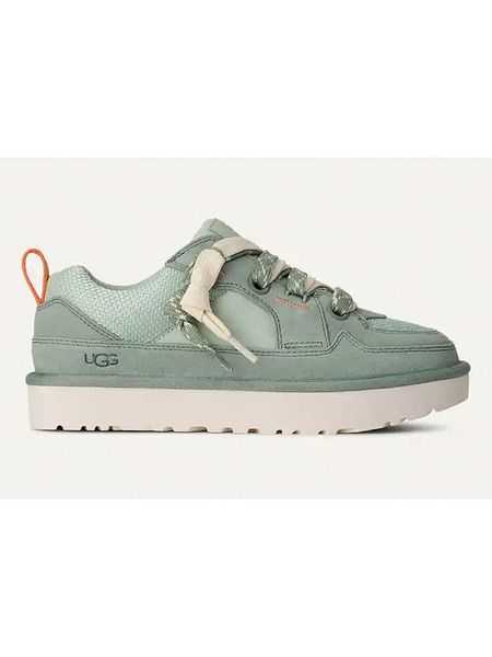 UGG Sneakersy "Lowmel" w kolorze turkusowym rozmiar: 41. Niebieskie trampki Ugg, bez wzorów, ze skóry, bez zapięcia. Za 508,70 zł.