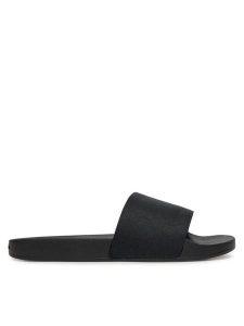 Calvin Klein Klapki Pool Slide - Jacq HW0HW02420 Czarny. Czarne klapki Calvin Klein, bez wzorów, z materiału, bez obcasa. Za 139,99 zł.