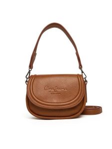 Pepe Jeans Torebka Crisha Code PL0300006 Brązowy. Brązowe torebki klasyczne Pepe Jeans, bez wzorów, z jeansu, bez dodatków. Za 279,99 zł.