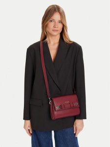 Guess Torebka Gregoria HWBG85 46200 Czerwony. Czerwone listonoszki Guess, z aplikacjami, ze skóry, bez dodatków. Za 309,99 zł.