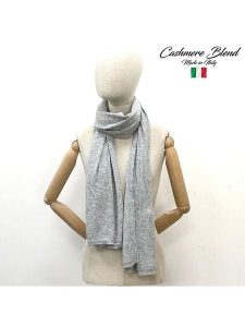 MILANO AMOUR Szal w kolorze jasnoszarym - 190 x 50 cm rozmiar: onesize. Szare szaliki MILANO AMOUR, bez wzorów, z kaszmiru. Za 120,45 zł.