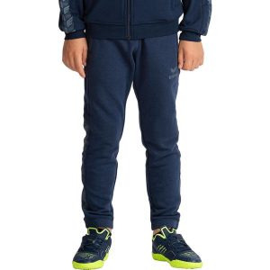 Spodnie dresowe juniorskie Erima Essential Team Sweatpants. Niebieskie spodnie dresowe Erima, bez wzorów, z dresówki, sportowe. Za 179,99 zł.