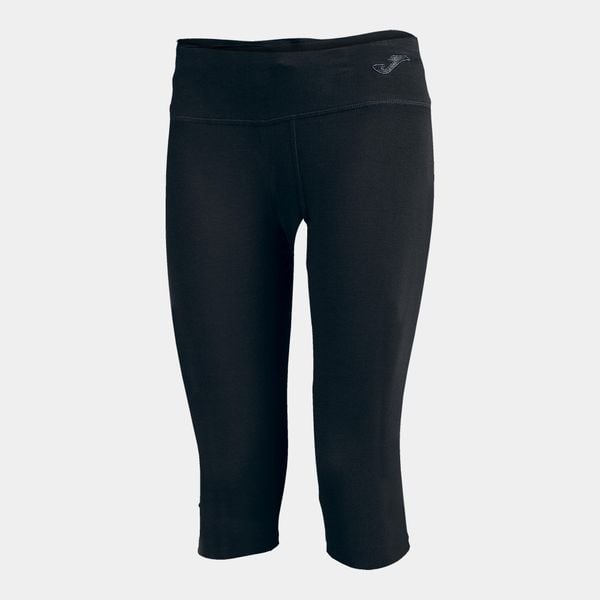 Legginsy do biegania damskie Joma Latino II 3/4. Czarne legginsy JOMA, bez wzorów, z bawełny. Za 181,99 zł.