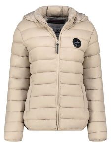 Geographical Norway Kurtka pikowana w kolorze beżowym rozmiar: XXL. Brązowe kurtki Geographical Norway, xxl, bez wzorów, bez kaptura. Za 127,35 zł.