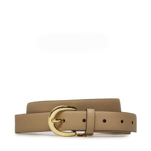 Pasek Damski LAUREN RALPH LAUREN. Brązowe paski Lauren Ralph Lauren, bez wzorów. Za 319,99 zł.
