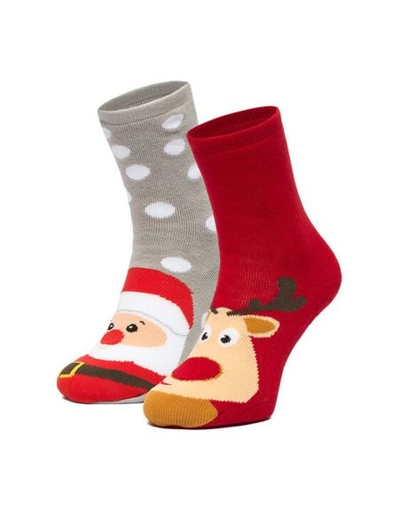 Jenny Fairy Skarpety długie 4WB-003-AW23 (2-pack) Kolorowy. Skarpetki Jenny Fairy, bez wzorów, z materiału. Za 39,99 zł.