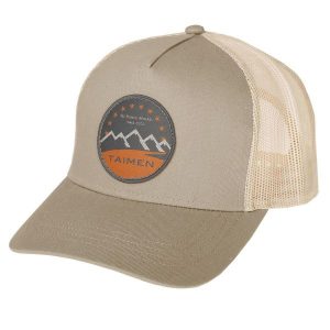 Czapka wędkarska Taimen Trucker no. 2. Brązowe czapki TAIMEN, bez wzorów, sportowe. Za 99,99 zł.