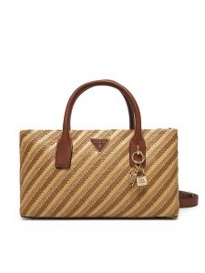 Guess Torebka HWWG92 10050 Beżowy. Brązowe torebki klasyczne Guess, z aplikacjami, ze skóry, bez dodatków. Za 309,99 zł.