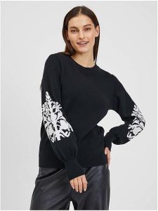 Orsay Sweter w kolorze czarnym rozmiar: S. Czarne swetry oversize Orsay, s, bez wzorów, bez ramiączek. Za 91,77 zł.