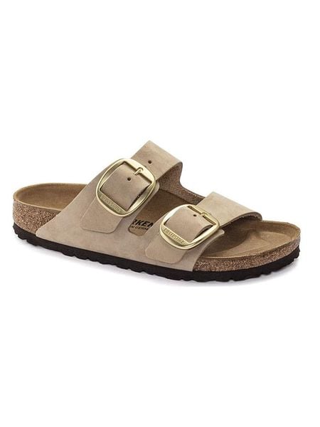 Birkenstock Klapki "Uneek" w kolorze czarnym rozmiar: 39. Brązowe klapki Birkenstock, bez wzorów, bez obcasa. Za 434,95 zł.