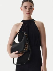 LOVE MOSCHINO Torebka JC4018PP1OLT0000 Czarny. Czarne torebki klasyczne LOVE MOSCHINO, bez wzorów, ze skóry, bez dodatków. Za 657,99 zł.