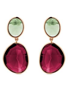 Luxenter Kolczyki-wkrętki z kwarcem rozmiar: onesize. Czerwone kolczyki Luxenter, z kwarcem, srebrne. Za 261,05 zł.