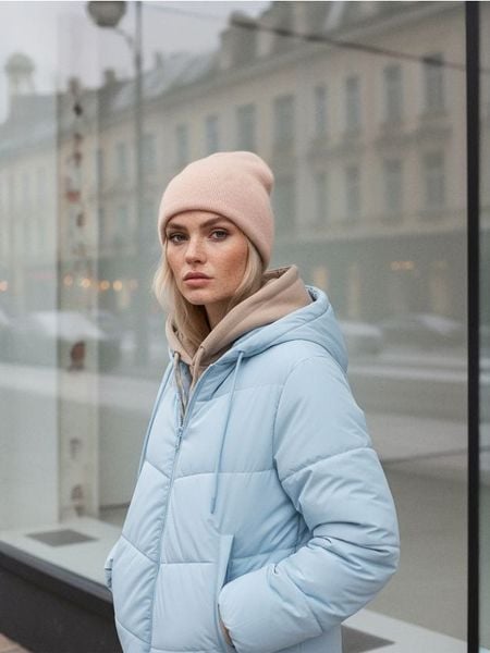 Czapka beanie z domieszką wełny - beżowy. Brązowe czapki Sinsay, bez wzorów, z wełny. Za 35,99 zł.