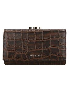 Wojas Skórzany portfel w kolorze brązowym - 14 x 8 x 3 cm rozmiar: onesize. Brązowe portfele Wojas, bez wzorów, z materiału. Za 127,99 zł.