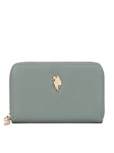 U.S. Polo Assn. Portfel BIUXT8383WVP Khaki. Brązowe portfele U.S. Polo Assn., bez wzorów. Za 159,99 zł.