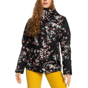 Kurtka narciarska damska Roxy Jetty Insulated. Czarne kurtki sportowe Roxy, na zimę, s, bez wzorów, z poliesteru, bez kaptura, narciarskie. Za 562,00 zł.