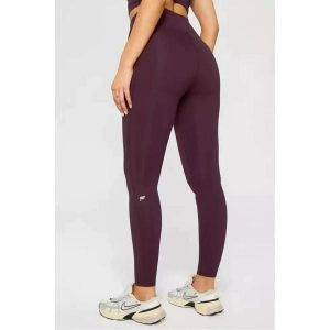 FABLETICS Damskie Legginsy Sportowe Wysoki Stan Fitness PowerHold Define. Czerwone legginsy FABLETICS, bez wzorów, z elastanu, z podwyższonym stanem, długie. Za 299,99 zł.