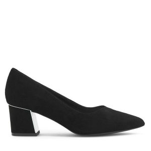 Czółenka Lasocki. Czarne czółenka Lasocki, bez wzorów, bez obcasa, bez zapięcia. Za 249,99 zł.