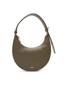 Furla Torebka Delizia Mini WE00649 AX0733 CN 2810S Zielony. Zielone torebki klasyczne Furla, bez wzorów, ze skóry, bez dodatków. Za 699,99 zł.