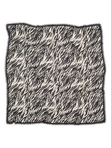 Becksöndergaard Chusta "Zerona" w kolorze kremowo-czarnym - 90 x 90 cm rozmiar: onesize. Brązowe apaszki i chusty Becksöndergaard, bez wzorów, z materiału. Za 130,99 zł.