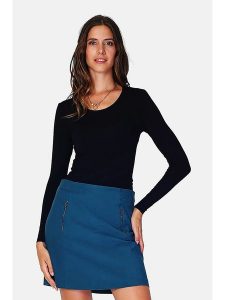 ASSUILI Koszulka w kolorze czarnym rozmiar: 40. Czarne bluzki Assuili, bez wzorów, klasyczne, bez kołnierzyka, bez ramiączek. Za 83,22 zł.