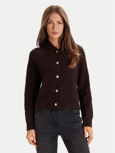 Morgan Sweter 252-MPACK Brązowy Regular Fit. Brązowe swetry klasyczne Morgan, m, z syntetyku, bez kołnierzyka. Za 269,99 zł.