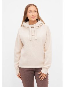 Bench Bluza "Ulla" w kolorze beżowym rozmiar: 38. Brązowe bluzy Bench, bez wzorów, z kapturem. Za 131,95 zł.