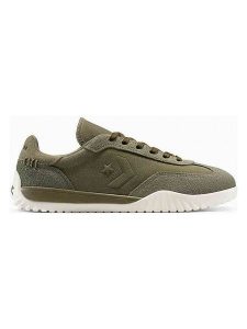 Converse Skórzane sneakersy "Run Star" w kolorze khaki rozmiar: 44. Brązowe trampki Converse, bez wzorów, bez zapięcia. Za 214,95 zł.