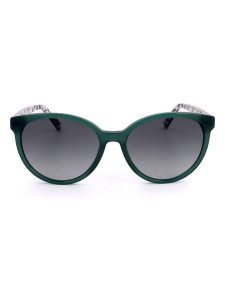 Love Moschino Damskie okulary przeciwsłoneczne w kolorze zielono-granatowym rozmiar: 56. Niebieskie okulary przeciwsłoneczne LOVE MOSCHINO. Za 214,95 zł.