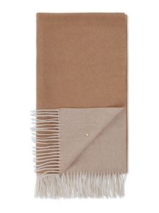 Hey Marly Wełniany szal "Classic" w kolorze kremowo-beżowym - 250 x 65 cm rozmiar: onesize. Brązowe szaliki Hey Marly, bez wzorów, z materiału. Za 301,64 zł.