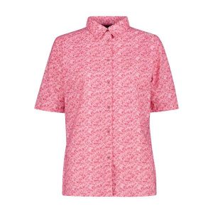 Koszula damska turystyczne CMP 33S5656. Czerwone koszule CMP, l, bez wzorów, bez kołnierzyka, bez ramiączek. Za 241,50 zł.