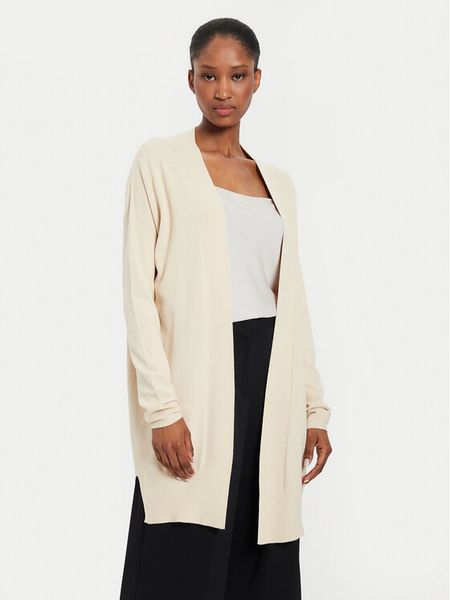 Kontatto Kardigan 3M0110 Beżowy Regular Fit. Brązowe kardigany Kontatto, z wiskozy. Za 229,99 zł.