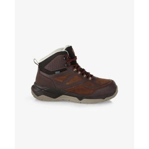 Unisex wysokie buty outdoorowe Kilpi PITON HIGH WP-U. Brązowe buty trekkingowe Kilpi, z nylonu, bez zapięcia. Za 360,09 zł.