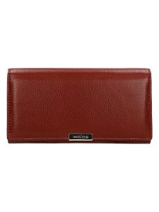 Wojas Skórzany portfel w kolorze jasnobrązowym - 19,5 x 10 x 3,5 cm rozmiar: onesize. Brązowe portfele Wojas, bez wzorów, z materiału. Za 204,96 zł.