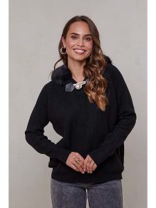 Soft Cashmere Sweter w kolorze czarnym rozmiar: 34/36. Czarne swetry oversize Soft Cashmere, bez wzorów, z kaszmiru, bez ramiączek. Za 158,10 zł.
