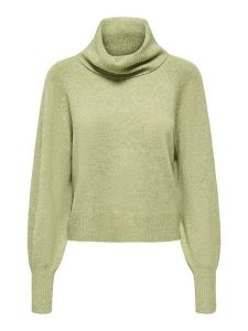 ONLY Sweter w kolorze jasnozielonym rozmiar: M. Zielone golfy ONLY, bez wzorów. Za 85,45 zł.
