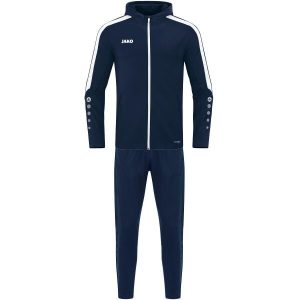 Dres z kapturem Jako Power. Niebieskie spodnie dresowe JAKO, m, bez wzorów, z dresówki. Za 458,60 zł.