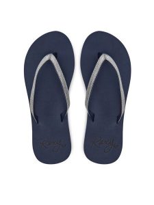 Roxy Japonki ARJL100673 Srebrny. Szare klapki Roxy, bez wzorów, z tworzywa sztucznego, bez obcasa. Za 99,99 zł.
