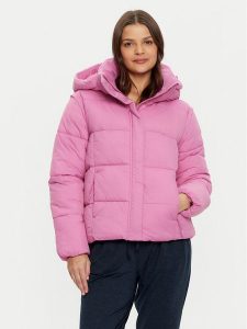 4F Kurtka zimowa 4FWAW24TDJAF470 Różowy Regular Fit. Czerwone kurtki 4f, na zimę, m, bez wzorów, z syntetyku, bez kaptura. Za 349,99 zł.