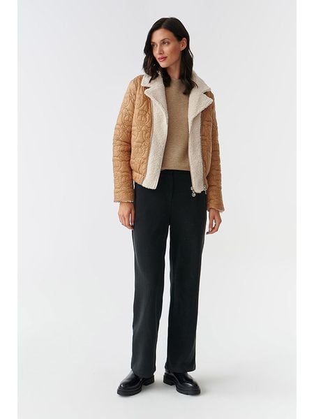 TATUUM Dwustronna kurtka "Bankaria" w kolorze jasnobrązowo-kremowym rozmiar: 38. Brązowe kurtki Tatuum, bez wzorów, bez kaptura. Za 300,92 zł.